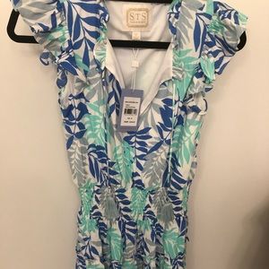 New w Tag Sail to Sable dress. Gorgeous fabric.